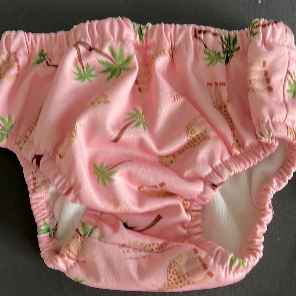 2 NEW Sophie giraffe Charlie banana reusable swim diapers.   Size XL. - Picture 3 of 4